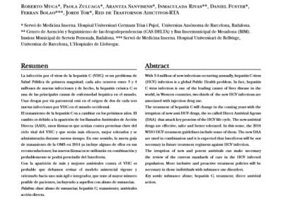 Hepatitis C associated to substance abuse: ever closer to a treatment without Interferon