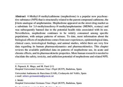 Clinical Pharmacology of the Synthetic Cathinone Mephedrone