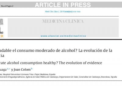 Is moderate alcohol consumption healthy? The evolution of evidence